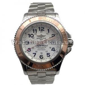 Popular UK Replica Breitling SuperOcean Heritage Rose Gold Bezel
