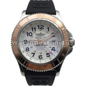 Top-selling UK Fake Breitling SuperOcean Heritage Rose Gold Bezel