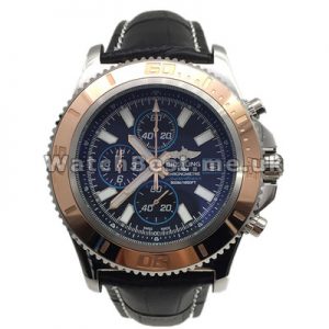 Subtle UK Replica Breitling SuperOcean Heritage Rose Gold Bezel