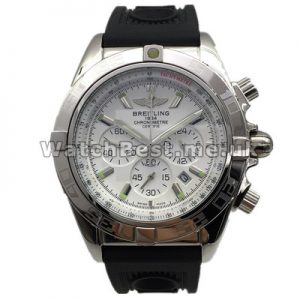 Concise UK Replica Breitling Chronomat Evolution White Dial
