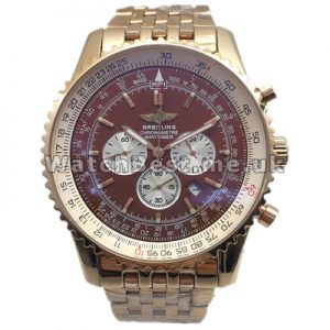 Skillful UK Replica Breitling Navitimer Rose Gold Case